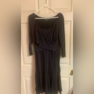 3/$15 JONES of NY grey fitted dress